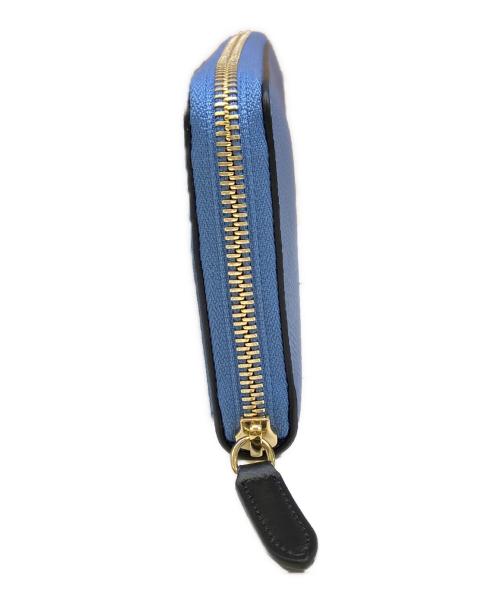 SMYTHSON（スマイソン）SMYTHSON (スマイソン) 長財布 ブルーの古着・服飾アイテム