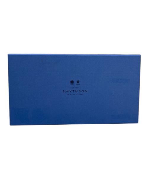 SMYTHSON（スマイソン）SMYTHSON (スマイソン) 長財布 ブルーの古着・服飾アイテム
