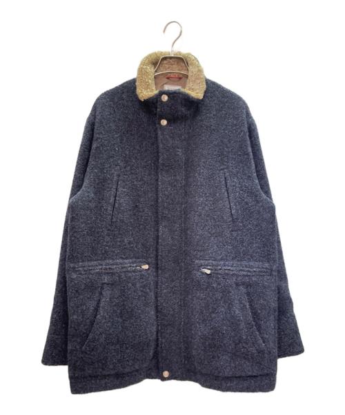 BRUNELLO CUCINELLI（ブルネロクチネリ）BRUNELLO CUCINELLI (ブルネロクチネリ) アルパカ混ボアコート ネイビー サイズ:Ｌの古着・服飾アイテム