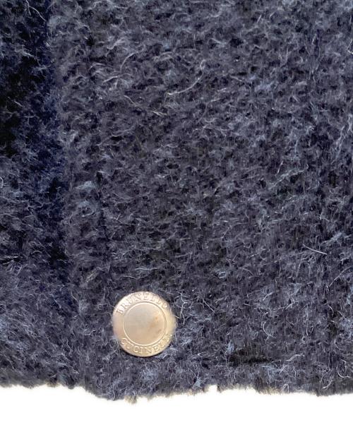 BRUNELLO CUCINELLI（ブルネロクチネリ）BRUNELLO CUCINELLI (ブルネロクチネリ) アルパカ混ボアコート ネイビー サイズ:Ｌの古着・服飾アイテム