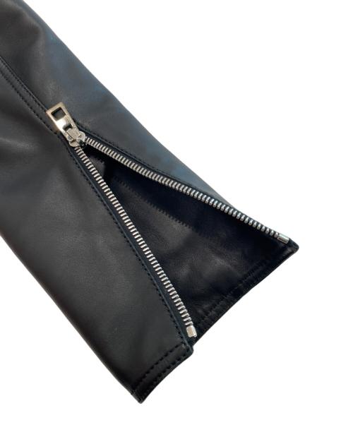 LOEWE（ロエベ）LOEWE (ロエベ) ダブル ライダースジャケット ブラック サイズ:50の古着・服飾アイテム