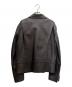 LOEWE (ロエベ) ダブル ライダースジャケット ブラック サイズ:50：180000円