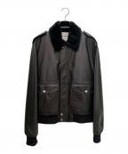 LOEWEロエベ）の古着「シアリングアビエーター ジャケット」｜ブラック