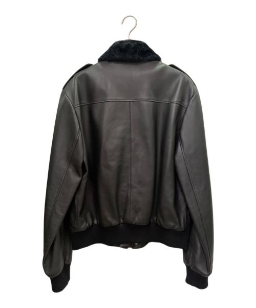 LOEWE（ロエベ）LOEWE (ロエベ) シアリングアビエーター ジャケット ブラック サイズ:50の古着・服飾アイテム