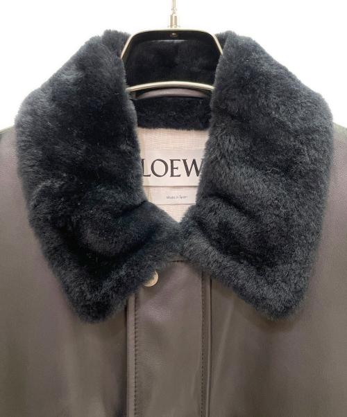 LOEWE（ロエベ）LOEWE (ロエベ) シアリングアビエーター ジャケット ブラック サイズ:50の古着・服飾アイテム