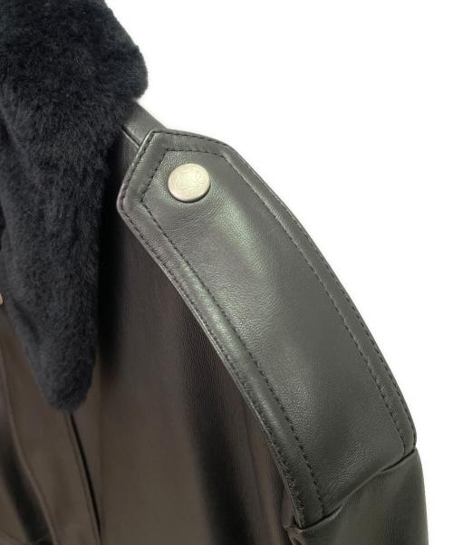 LOEWE（ロエベ）LOEWE (ロエベ) シアリングアビエーター ジャケット ブラック サイズ:50の古着・服飾アイテム