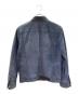 LOEWE (ロエベ) レザーパッチスウェードジャケット ネイビー サイズ:48：100000円