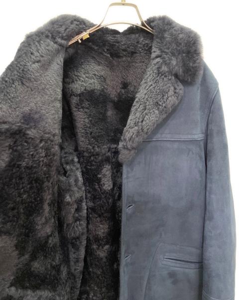 JIL SANDER（ジルサンダー）JIL SANDER (ジルサンダー) ムートンコート ネイビー サイズ:46の古着・服飾アイテム