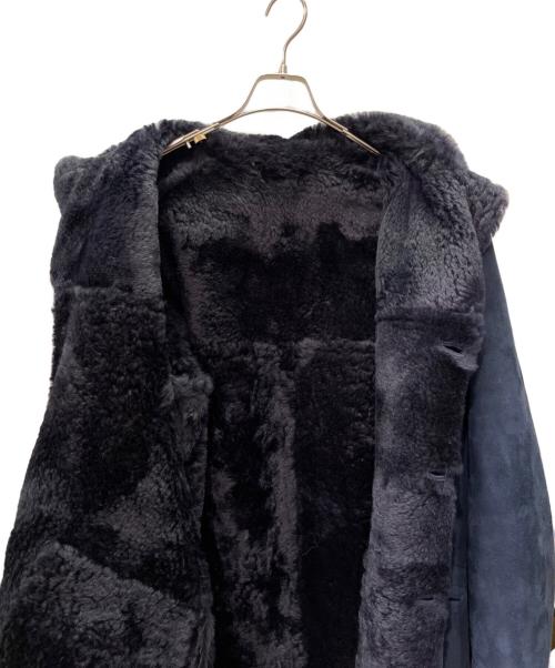 JIL SANDER（ジルサンダー）JIL SANDER (ジルサンダー) ムートンコート ネイビー サイズ:46の古着・服飾アイテム