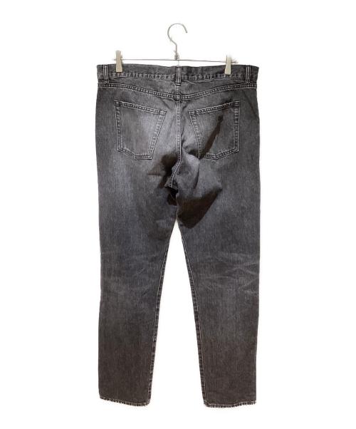 Saint Laurent Paris（サンローランパリ）Saint Laurent Paris (サンローランパリ) ダメージ加工デニムパンツ ブラック サイズ:33の古着・服飾アイテム