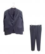 Belvestベルヴェスト）の古着「SUPER110'sウールサージソリッド3Bスーツ」｜ネイビー