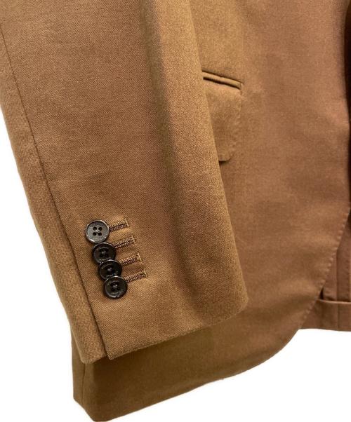 Belvest（ベルヴェスト）Belvest (ベルヴェスト) ウールサキソニーソリッド3B1プリーツスーツ キャメル サイズ:52の古着・服飾アイテム