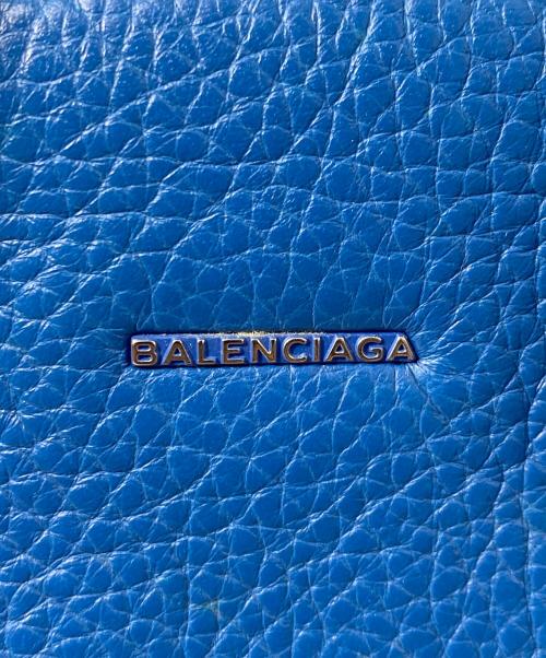 BALENCIAGA（バレンシアガ）BALENCIAGA (バレンシアガ) インファンタミニボストンバッグ ブルーの古着・服飾アイテム