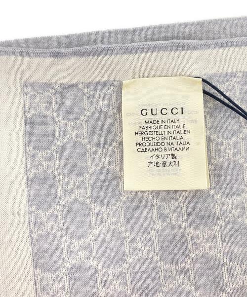 GUCCI（グッチ）GUCCI (グッチ) GGウールストール グレー サイズ:-の古着・服飾アイテム