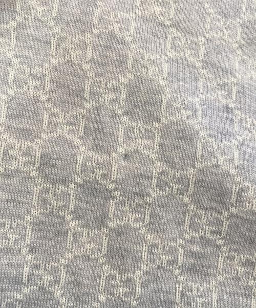 GUCCI（グッチ）GUCCI (グッチ) GGウールストール グレー サイズ:-の古着・服飾アイテム