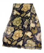 LOUIS VUITTONルイ ヴィトン）の古着「総柄シルクストール」｜カーキ