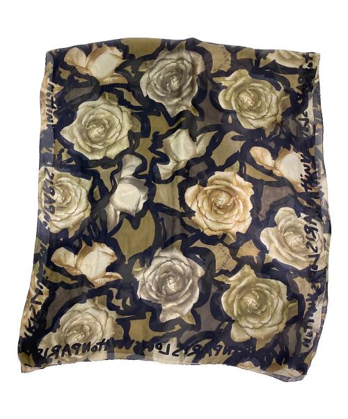 LOUIS VUITTON（ルイ ヴィトン）LOUIS VUITTON (ルイ ヴィトン) 総柄シルクストール カーキの古着・服飾アイテム