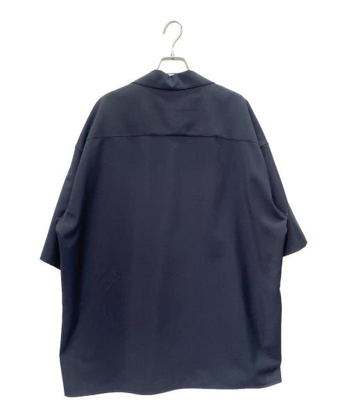 LOEWE（ロエベ）LOEWE (ロエベ) SHORT SLEEVE SHIRT ネイビー サイズ:39の古着・服飾アイテム