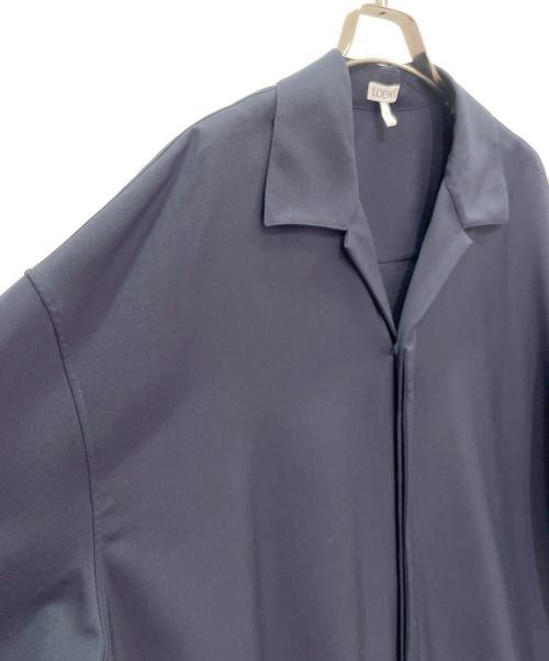LOEWE（ロエベ）LOEWE (ロエベ) SHORT SLEEVE SHIRT ネイビー サイズ:39の古着・服飾アイテム