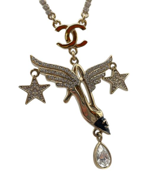 CHANEL（シャネル）CHANEL (シャネル) パンプスモチーフ ビジューネックレスの古着・服飾アイテム