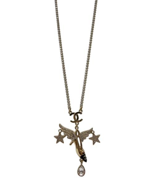 CHANEL（シャネル）CHANEL (シャネル) パンプスモチーフ ビジューネックレスの古着・服飾アイテム