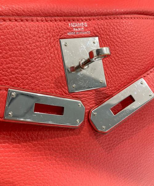 HERMES（エルメス）HERMES (エルメス) ケリー28 内縫い/シルバー金具/トリヨンクレマンス/☐P刻印 ブーゲンビリア サイズ:28の古着・服飾アイテム