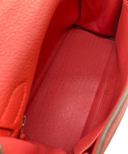 HERMES（エルメス）HERMES (エルメス) ケリー28 内縫い/シルバー金具/トリヨンクレマンス/☐P刻印 ブーゲンビリア サイズ:28の古着・服飾アイテム