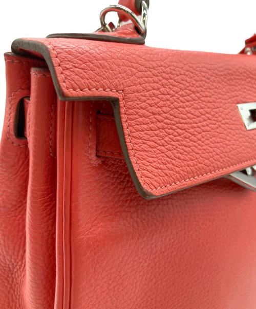 HERMES（エルメス）HERMES (エルメス) ケリー28 内縫い/シルバー金具/トリヨンクレマンス/☐P刻印 ブーゲンビリア サイズ:28の古着・服飾アイテム