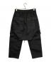RICK OWENS (リックオウエンス) ドロップドクロッチカーゴパンツ ブラック サイズ:48：60000円