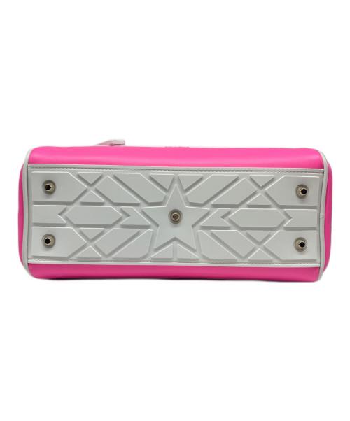 Christian Dior（クリスチャン ディオール）Christian Dior (クリスチャン ディオール) ヴァイブ スモール ボウリング バッグ  ショッキングピンク サイズ:スモールの古着・服飾アイテム