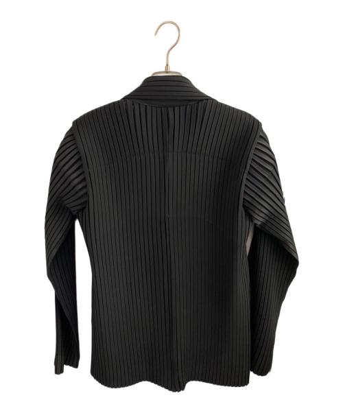 ISSEY MIYAKE（イッセイミヤケ）ISSEY MIYAKE (イッセイミヤケ) プリーツジャケット ブラック サイズ:2の古着・服飾アイテム
