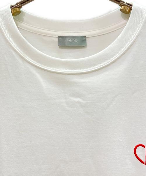 DIOR HOMME（ディオール オム）DIOR HOMME (ディオール オム) CD Heart Tee Tシャツ ホワイト サイズ:Mの古着・服飾アイテム