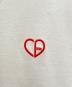 中古・古着 DIOR HOMME (ディオール オム) CD Heart Tee Tシャツ ホワイト サイズ:M：25000円