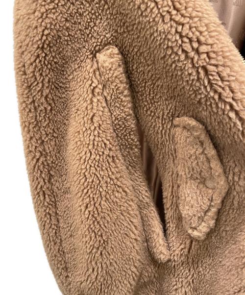 MaxMara（マックスマーラ）MaxMara (マックスマーラ) テディベア ポンチョ キャメル サイズ:Sの古着・服飾アイテム