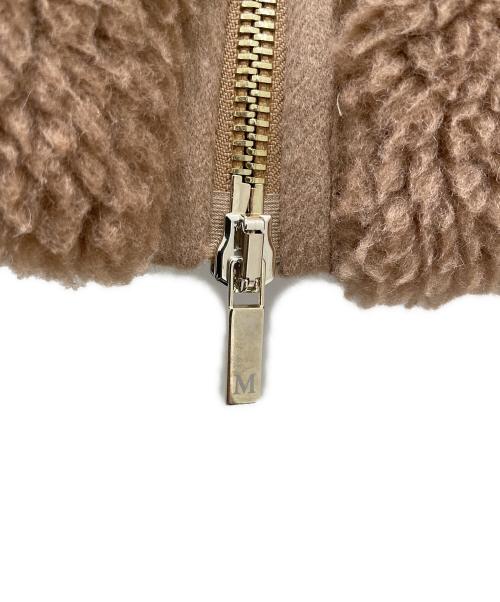 MaxMara（マックスマーラ）MaxMara (マックスマーラ) テディベア ポンチョ キャメル サイズ:Sの古着・服飾アイテム