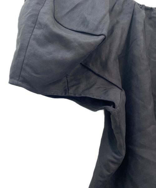 CELINE（セリーヌ）CELINE (セリーヌ) パフスリーブブラウス ブラック サイズ:34の古着・服飾アイテム