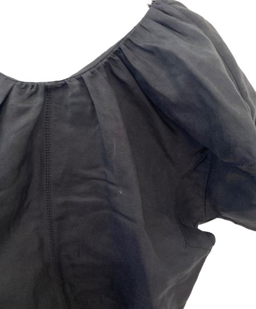 CELINE（セリーヌ）CELINE (セリーヌ) パフスリーブブラウス ブラック サイズ:34の古着・服飾アイテム