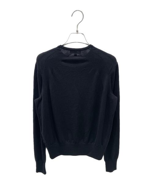 DRAWER（ドゥロワー）DRAWER (ドゥロワー) レース切替カーディガン ブラック サイズ:1の古着・服飾アイテム