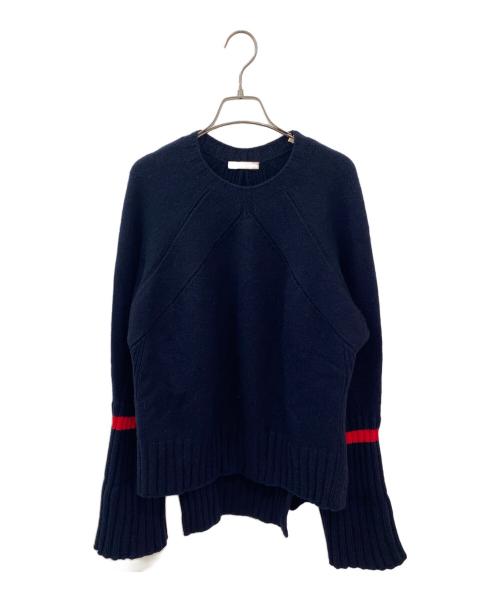 CELINE（セリーヌ）CELINE (セリーヌ) チャンキーニット ネイビー サイズ:XSの古着・服飾アイテム