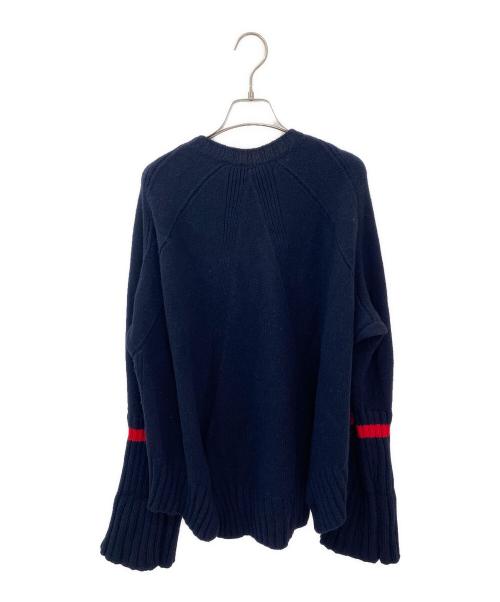 CELINE（セリーヌ）CELINE (セリーヌ) チャンキーニット ネイビー サイズ:XSの古着・服飾アイテム