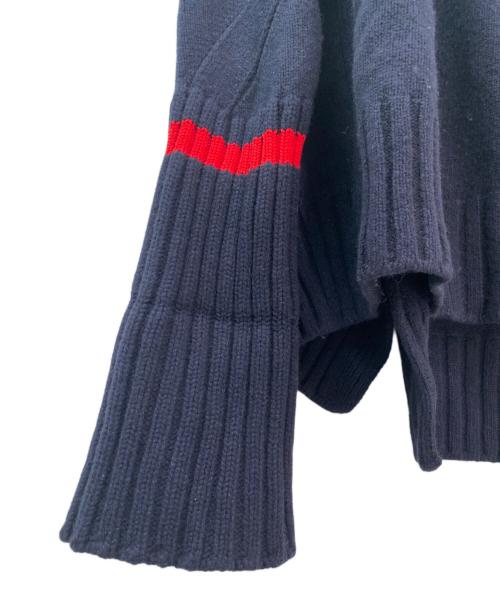 CELINE（セリーヌ）CELINE (セリーヌ) チャンキーニット ネイビー サイズ:XSの古着・服飾アイテム