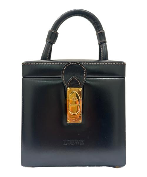 LOEWE（ロエベ）LOEWE (ロエベ) バニティバッグ ブラックの古着・服飾アイテム