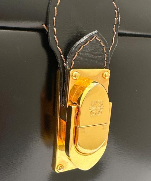 LOEWE（ロエベ）LOEWE (ロエベ) バニティバッグ ブラックの古着・服飾アイテム