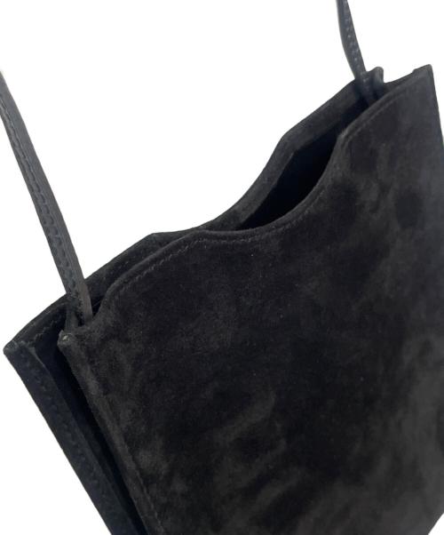 HERMES（エルメス）HERMES (エルメス) オニメトゥヌ/ヌバックショルダーバッグ ブラック サイズ:16の古着・服飾アイテム