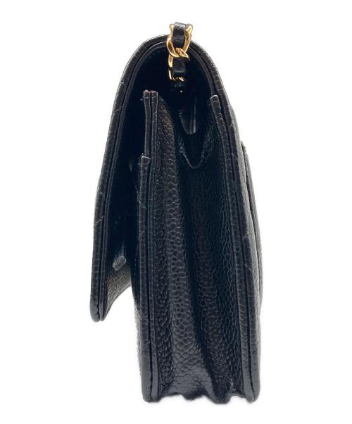 CHANEL（シャネル）CHANEL (シャネル) マトラッセ チェーンウォレット ブラック サイズ:19cmの古着・服飾アイテム