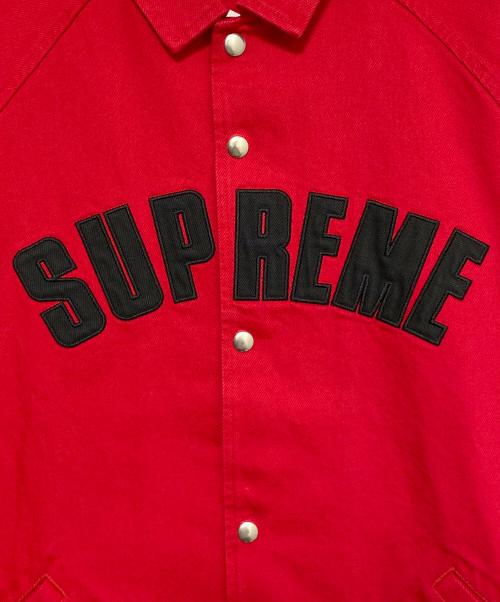 SUPREME（シュプリーム）SUPREME (シュプリーム) Arc Denim Coaches Jacket レッド サイズ:XLの古着・服飾アイテム