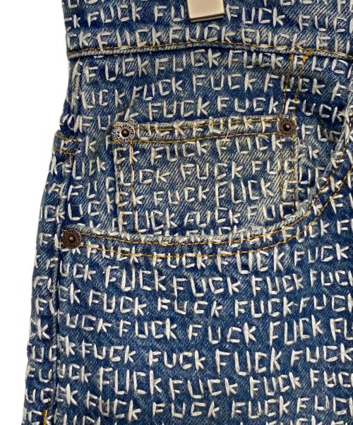SUPREME（シュプリーム）SUPREME (シュプリーム) FUCK Stitch Loose Fit Jean インディゴ サイズ:34の古着・服飾アイテム