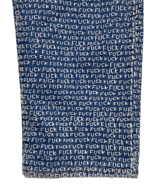 SUPREME（シュプリーム）SUPREME (シュプリーム) FUCK Stitch Loose Fit Jean インディゴ サイズ:34の古着・服飾アイテム