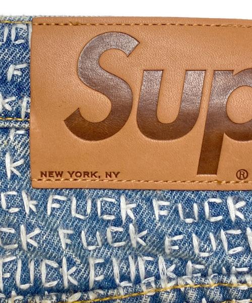 SUPREME（シュプリーム）SUPREME (シュプリーム) FUCK Stitch Loose Fit Jean インディゴ サイズ:34の古着・服飾アイテム