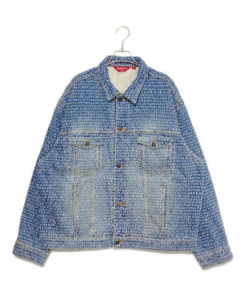 SUPREME（シュプリーム）SUPREME (シュプリーム) Fuck Stitch Denim Trucker Jacket インディゴ サイズ:XLの古着・服飾アイテム